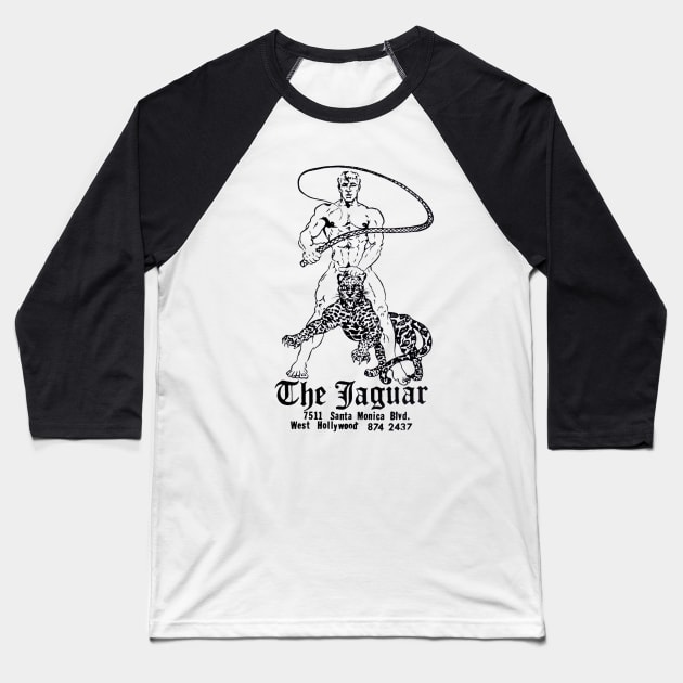 The Jaguar Retro Gay Los Angeles LGBT Vintage Baseball T-Shirt by WearingPride